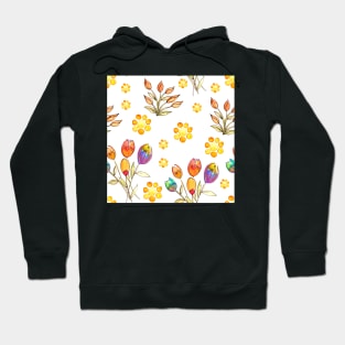 floral pattern Hoodie